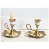 Image 1 : BRASS MOTHER OF PEARL CANDLE HOLDER