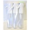 Image 1 : NEW 3 PACK OF WHITE SPRAY BOTTLES