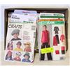 Image 1 : (16) CHILDREN & WOMEN'S CLOTHING SEWING PATTERNS