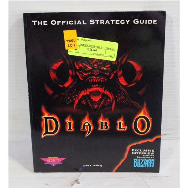 DIABLO 1 STRATEGY GUIDE