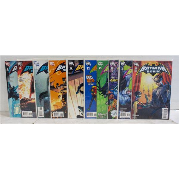 DC COMICS BATMAN AND ROBIN #3,4,7,8,9,11,13