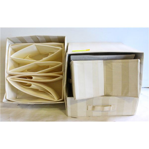 9 FABRIC BINS
