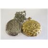 Image 1 : ORNATE LADIES COMPACT AND LOCKET
