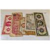 Image 1 : LOT ASSORTED VINTAGE FOREIGN BILLS CURRENCY