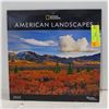 Image 1 : AMERICAN LANDSCAPES 2025 WALL CALENDER NEW