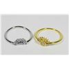 Image 1 : NEW SIZE 11 CUBIC ZIRCONIA INLAID SUN AND MOON