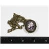 Image 1 : NEW ANTIQUE STYLE PENDANT WATCH AND CHAIN