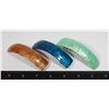 Image 1 : NEW 3 PCE SET OF ACRYLIC FRENCH CLIPS