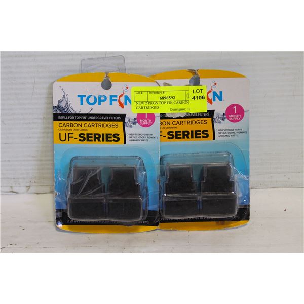 NEW 2 PKGS TOP FIN CARBON CARTRIDGES
