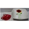 Image 1 : SKYE MCGHEE WATERCOLORS BOWL AND BLOWN GLASS SWAN