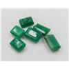 Image 1 : #208-NATURAL GREEN EMERLAD GEMSTONES  43.50CT