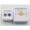 Image 1 : #246-NATURAL OPAL 4.65CT & PURPLE AMETHYST 3.00CT