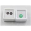 Image 1 : #191-NATURAL CHRYSOPRASE 4.40CT  & GARNET 3.00CT