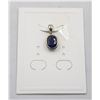 Image 1 : #95-NATURAL BLUE SAPPHIRE  PENDANT