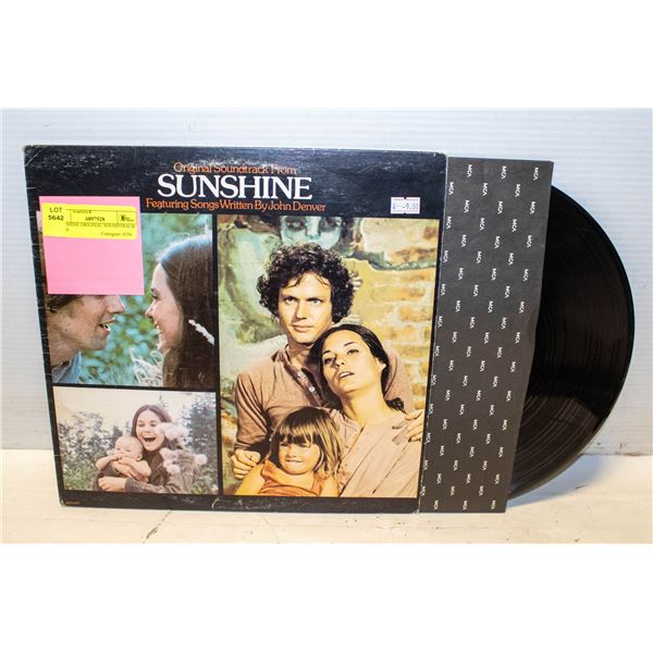 SUNSHINE ORIGINAL SOUNDTRACK JOHN