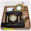 Image 1 : BOX SMALL ANTIQUE CLOCKS (FOR PARTS OR