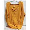 Image 1 : WOMENS CROSSOVER YELLOW WINTER SWEATER 2XL NEW