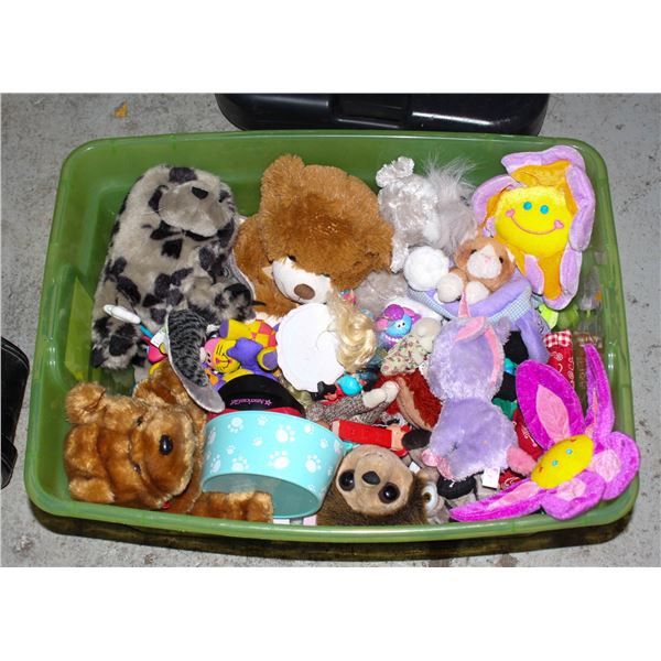 LARGE BIN TY/BARBIE/AMERICAN GIRL/BUILD A BEAR &