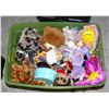 Image 1 : LARGE BIN TY/BARBIE/AMERICAN GIRL/BUILD A BEAR &