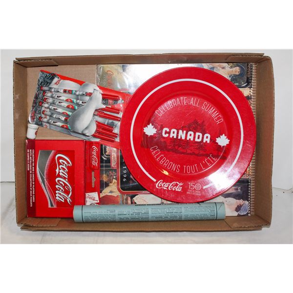 BOX COCA COLS COLLECTABLES; CALENDAR,
