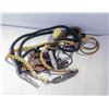 Image 1 : COPPER EAGLE BOLO TIE WITH LEATHER NECKLACE AND