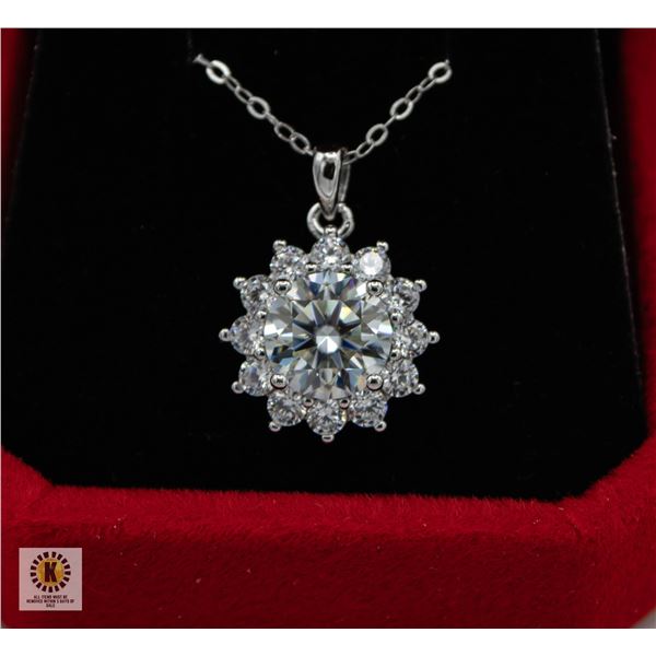 #1323-3.00 CT GRA CERTIFIED ROUND BRILLIANT CUT
