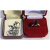 Image 1 : ESTATE CROSS NECKLACE & RING IN BOXES