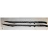 Image 2 : NEW 2 STAINLESS STEEL BLACK SWORD BLADES
