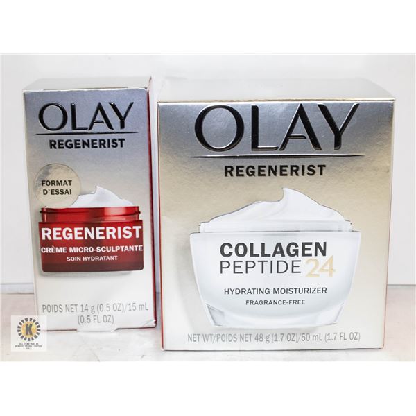 NEW SET OF 2 OLAY MOISTURIZER KIT