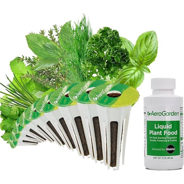 NEW 2 X 9 POD KIT AERO GARDEN GOURMET HERB