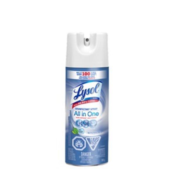 NEW 3 X 350G LYSOL ALL IN ONE DISINFECTANT SPRAY