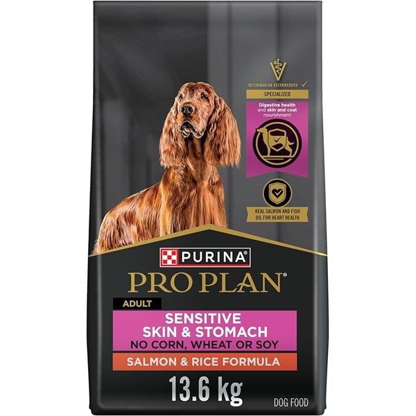 30LB PURINA PRO PLAN SALMON & RICE FORMULA