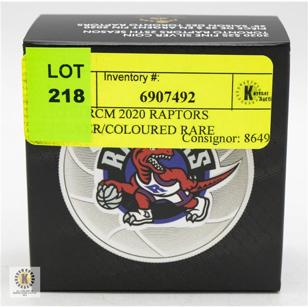 CDN RCM 2020 RAPTORS SILVER/COLOURED