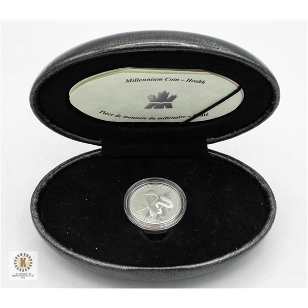 CDN RCM 2000 25 CENT SILVER MILLENNIUM