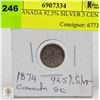 Image 1 : 1874 CANADA 92.5% SILVER 5 CENTS