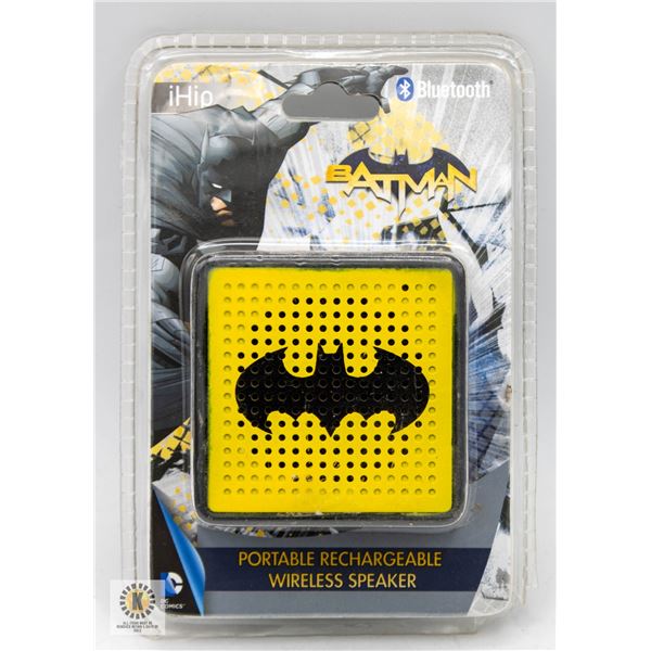 NEW BATMAN RECHARGEABLE BLUETOOTH SPEAKER