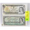 Image 1 : CANADA 1973 $1 CROW/BOUEY- $1 1954 LAWSON/BOUEY