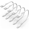 Image 1 : NEW 5 PACK OF USB CABLE APPLE LIGHTNING