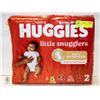 Image 1 : NEW 60 DIAPERS HUGGIES LITTLE SNUGGLERS SZ 2