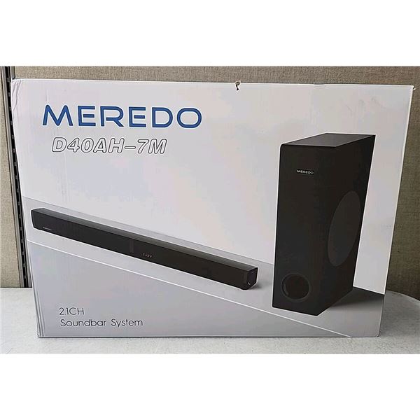 NEW MEREDO 2.1CH SOUNDBAR SYSTEM