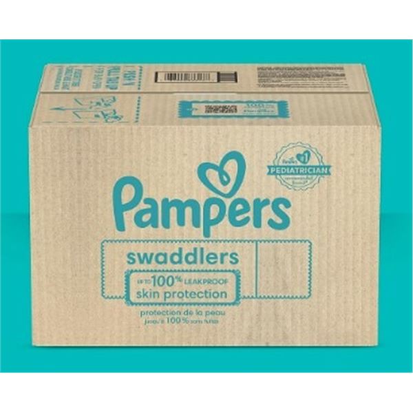 NEW 150 PACK OF PAMPERS SWADDLERS SIZE 4 DIAPERS