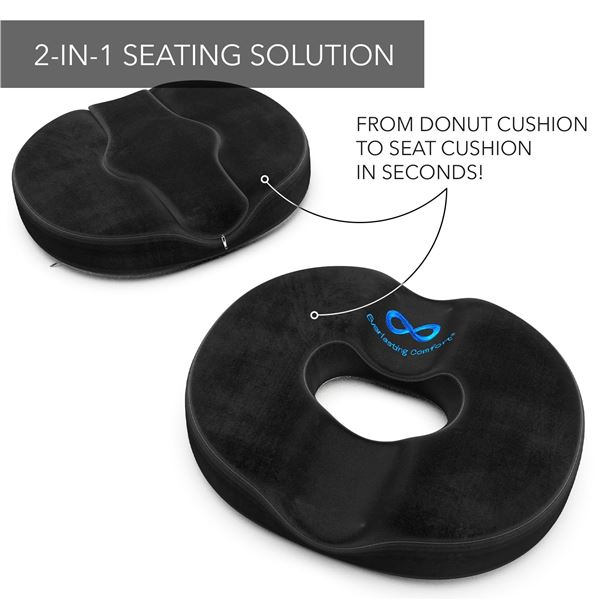 BRAND NEW EVERLASTING COMFORT DONUT PILLOW