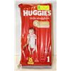 Image 1 : NEW 33PK HUGGIES LITTLE SNUGGLERS SIZE 1 DIAPERS