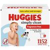Image 1 : NEW 1152 WIPES HUGGIES SIMPLY CLEAN