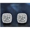 Image 1 : 1 CT GRA CERTIFIED SQUARE STYLE ROUND BRILLIANT