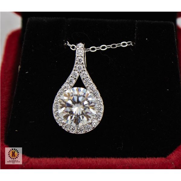 #2462-3.00 CT ROUND BRILLIANT CUT MOISSANITE STONE