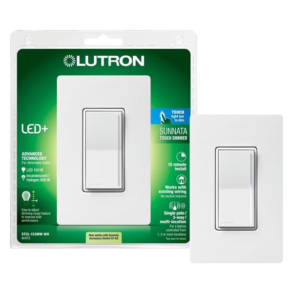 NEW LED+ ADVANCED TECHNOLOGY LUTRON DIMMER