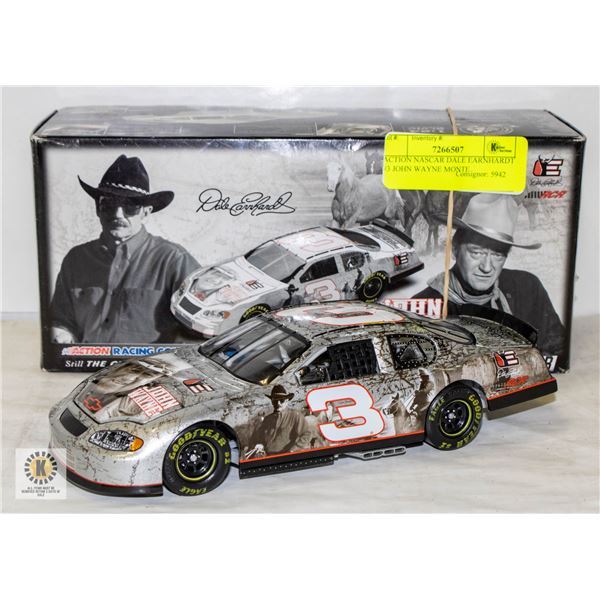 ACTION NASCAR DALE EARNHARDT #3 JOHN WAYNE MONTE