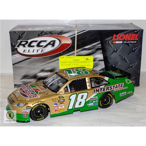 LIONEL NASCAR KYLE BUSCH #18 2011 CAMRY 1 OF 80