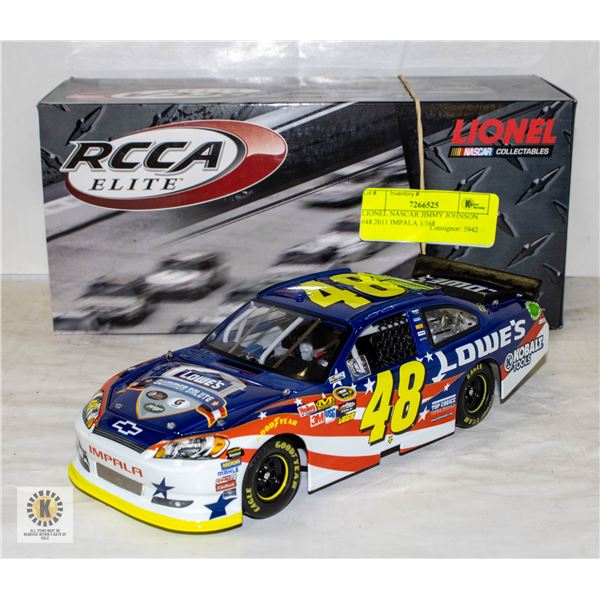 LIONEL NASCAR JIMMY JOHNSON #48 2011 IMPALA 1/168